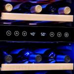 Dual Zone Wine Fridge Holds 29 Bottles