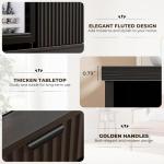 Stylish Wine Bar Cabinet with Fridge, Black