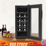 12-Bottle Freestanding Wine Refrigerator for Home