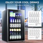 Mini Beverage Fridge for Wine and Drinks