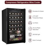 34-Bottle Wine Cooler for Home Storage