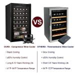 34-Bottle Wine Cooler for Home Storage