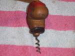 Vintage Corkscrew Wine Bottle Opener Figurine