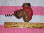 Vintage Corkscrew Wine Bottle Opener Figurine