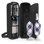 ALLCAMP Wine Tote with Cooler & Picnic Set