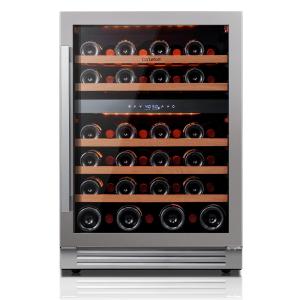 24" Dual-Zone Wine Cooler for 46 Bottles