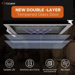 24" Dual-Zone Wine Cooler for 46 Bottles