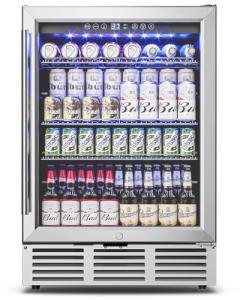 Compact Beverage Refrigerator for Beer, Wine, and Soda