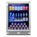 Yeego 24" Beverage Refrigerator with LED Lights