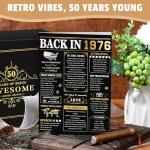 Vintage 1975 Wine Glass and Fun Gift Set