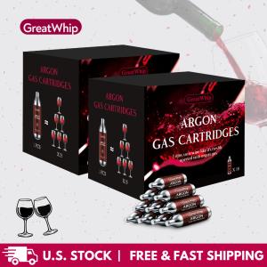 20 Argon Gas Capsules for Coravin Wine Preservation