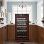 Luxury Wood Wine Cooler for 69 Bottles
