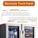 Large Dual Zone Wine and Beverage Cooler