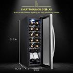 12-Bottle Freestanding Wine Cooler by Schmécké