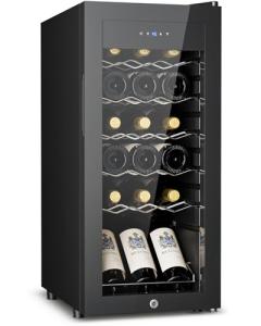 18 Bottle Wine Cooler with Glass Door