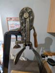 Antique Brass Wine Bottle Opener with Wood Stand