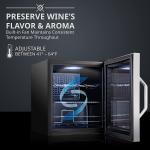 Ivation 12-Bottle Locking Wine Cooler