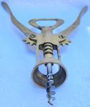 Italian Brass Butterfly Corkscrew Wine Bottle Opener