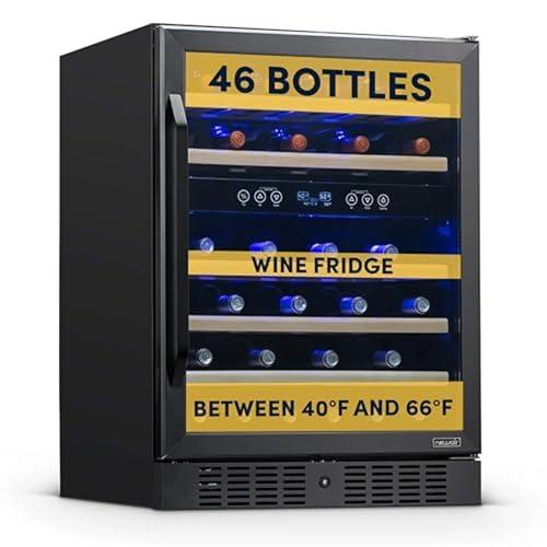 NewAir 46-Bottle Dual Zone Wine Cooler