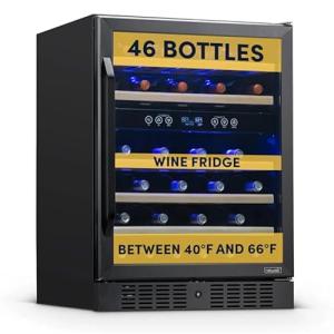 NewAir 46-Bottle Dual Zone Wine Cooler
