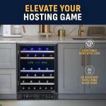 NewAir 46-Bottle Dual Zone Wine Cooler
