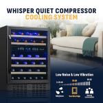 NewAir 46-Bottle Dual Zone Wine Cooler