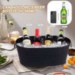 Large Metal Ice Buckets for Wine & Cocktails