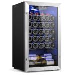 YEEGO 32-Bottle Mini Freestanding Wine Cooler