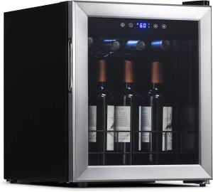 NewAir Stainless Steel 16-Bottle Wine Cooler