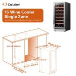 Ca'Lefort 15-Inch Wine Cooler for 33 Bottles