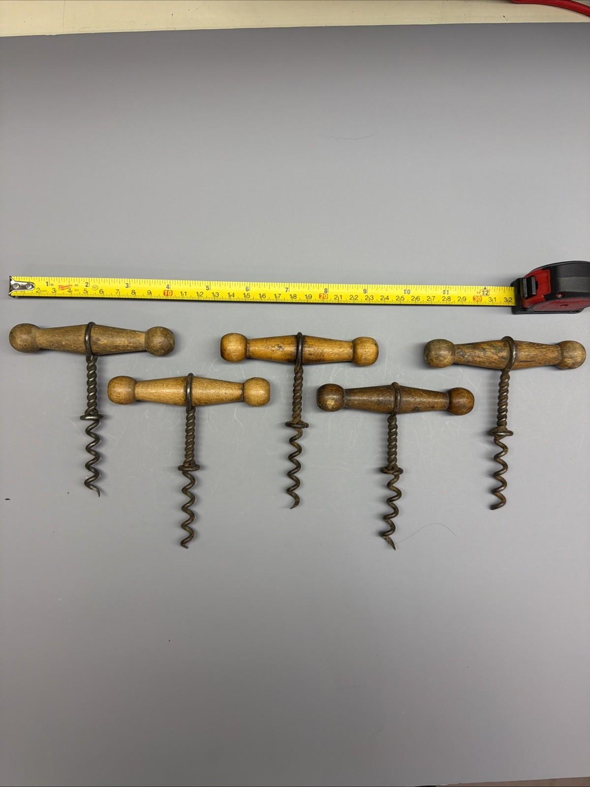 Set of 5 Vintage William Rockwell Clough Corkscrews