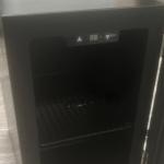 Black Steel Freestanding Single Door Wine Fridge
