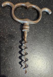 Vintage Cast Iron 4-Finger Corkscrew