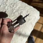 Vintage Ghidini Italy Wine Bottle Corkscrew Opener