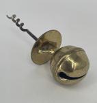 French Brass Bell Corkscrew Wine Opener