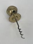 French Brass Bell Corkscrew Wine Opener
