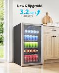 Compact Beverage Refrigerator for Wine and Soda
