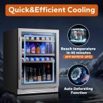 Ca'Lefort 24 Inch Black Beverage Fridge