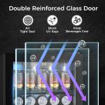 Compact Wine Fridge for 12 Bottles & Cans