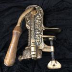 Brass Reserve Wine Opener with Corkscrew Mount