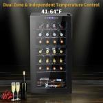 28-Bottle Freestanding Wine Cooler Refrigerator