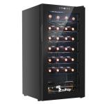 Electric Wine Fridge for 28 Bottles with LED