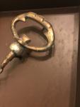 Antique Brass Wine Corkscrew Framed Artwork