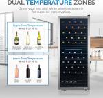 Newair Dual Zone Freestanding Wine Fridge