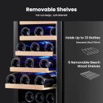 Yeego 15-Inch Wine Cooler - Holds 33 Bottles