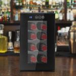 Freestanding 8-Bottle Wine Cooler for Home Bar