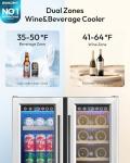 24-Inch Built-In Wine Cooler with Glass Door