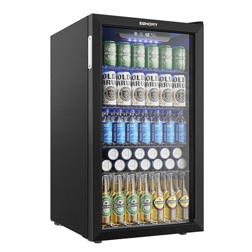 EUHOMY 130 Can Wine and Beverage Cooler