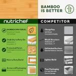 Bamboo Wine Rack for 36 Bottles, Stackable