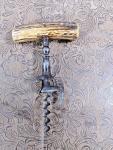 Victorian Antler Handle Corkscrew Wine Opener